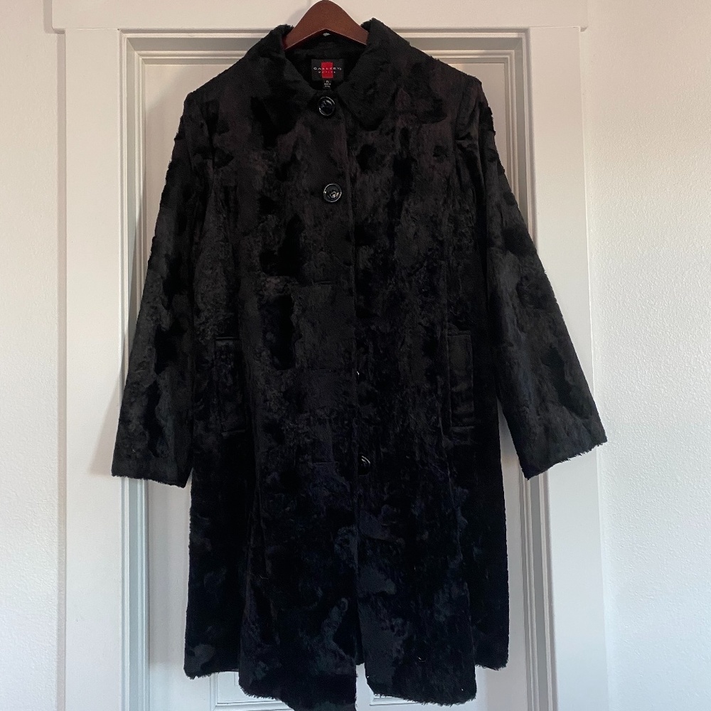 Faux Fur Dress Coat